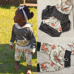 Spring summer Lil jogger set